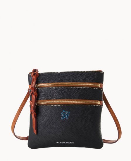 Dooney MLB Marlins N S Triple Zip Crossbody MARLINS ID-fUsd4w9L - Click Image to Close