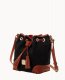 Dooney Suede Crossbody Drawstring Black ID-fTYY2Zua