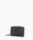 Dooney Florentine Large Zip Around Credit Card Case Black Black ID-SwCRwx8y