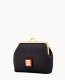 Dooney Pebble Grain Large Framed Purse Black ID-ZtOZ1tNk