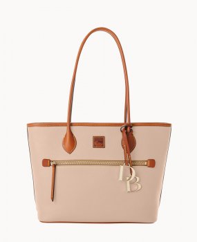 Dooney Pebble Grain Tote Blush ID-UaGw7fn4