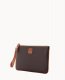 Dooney Pebble Grain Large Wristlet Brown Tmoro ID-XqkUWWH4