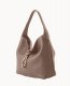 Dooney Pebble Grain Small Logo Lock Sac Taupe ID-FrP8UnQx