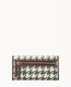 Dooney Houndstooth Continental Clutch Green ID-x350f3rs