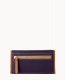 Dooney Pebble Grain Continental Clutch Plum Wine ID-PxrOSTzV