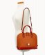 Dooney Pebble Grain Zip Zip Satchel Caramel ID-v9bQYssW