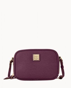 Dooney Saffiano Sawyer Plum Wine ID-O7RnlhUK