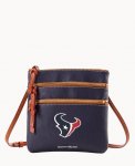 Dooney NFL Texans Triple Zip Crossbody TEXANS ID-CVu08n2p