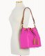 Dooney Wexford Leather Tasha Drawstring Magenta ID-kMVe4v5L