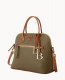 Dooney Pebble Grain Large Domed Satchel Olive ID-G5Tydy2L