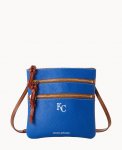 Dooney MLB Royals N S Triple Zip Crossbody ROYALS ID-3zoiXsPL