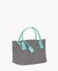 Dooney Roberta Pieri Tatami Fun Mini Robertina Tote Aqua ID-4T6CVDyX