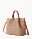 Dooney Ostrich Large Barlow Light Taupe ID-TR4djBNX