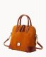 Dooney Suede Domed Satchel Honey ID-2nS82Tp1