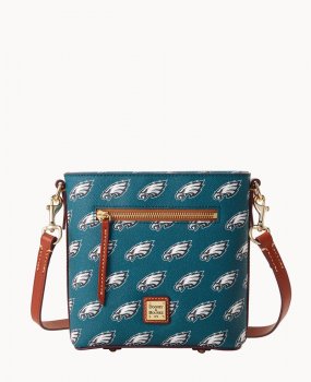 Dooney NFL Eagles Small Zip Crossbody EAGLES ID-k9C3MthS