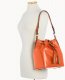 Dooney Wexford Leather Tasha Drawstring Coral ID-Ibv0QHCZ