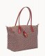 Dooney Roberta Pieri Tatami Classic Large Robertina Tote Ruby ID-YZN6A3N1