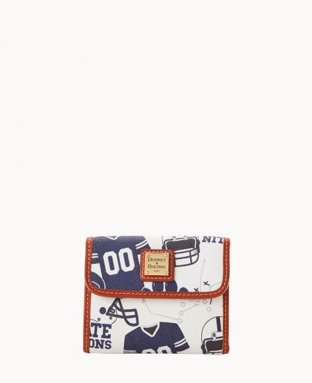 Dooney Collegiate Penn State Flap Credit Card Wallet Penn State University ID-FH0dTlK3 - Click Image to Close