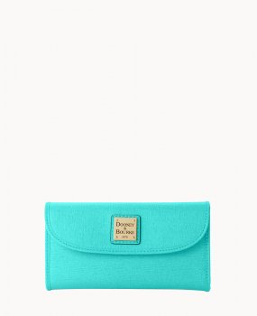 Dooney Saffiano Continental Clutch Mint ID-tFN6OZxW