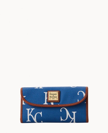 Dooney MLB Royals Continental Clutch Royals ID-wo6lwIVR - Click Image to Close