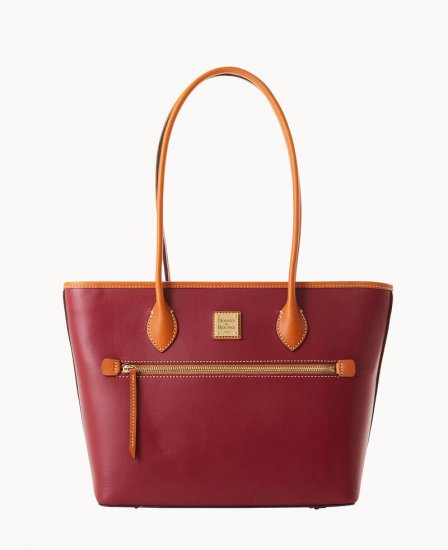 Dooney Wexford Leather Tote Mulberry ID-EuCGWOyf - Click Image to Close