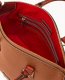 Dooney Pebble Grain Domed Satchel Caramel ID-Z73zL61T