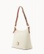 Dooney Pebble Grain Hobo White ID-8goV1hsF