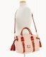 Dooney Pebble Grain Bristol Satchel Blush ID-IS7m8sca