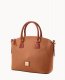 Dooney Pebble Grain Domed Satchel Caramel ID-Z73zL61T