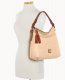 Dooney Ostrich Twist Strap Hobo Sand ID-p5Gcl1bF