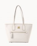 Dooney Saffiano Small Tote Ecru ID-fjJ8yOXD