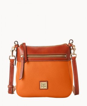 Dooney Pebble Grain Crossbody 25 Clementine ID-hLLHhMgN