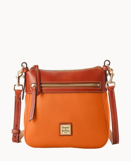 Dooney Pebble Grain Crossbody 25 Clementine ID-hLLHhMgN - Click Image to Close