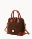 Dooney Suede Domed Satchel Brown Tmoro ID-fwnMTOyo