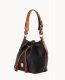 Dooney Pebble Grain Drawstring Black ID-MWCMMTLI