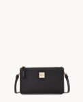 Dooney Pebble Grain Ella Crossbody Black Black ID-l2MOnq0R