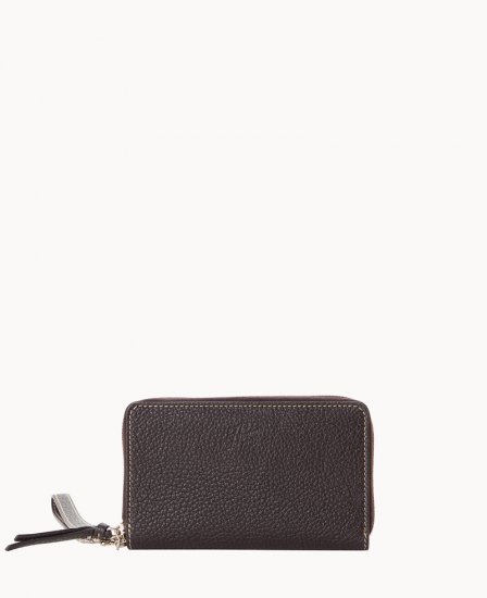 Dooney Henrys Zip Around Wristlet Brown Tmoro ID-pKAdohgY - Click Image to Close