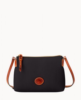 Dooney Nylon Crossbody Pouchette Black ID-MupUQPYp