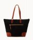 Dooney Suede Career Tote Black ID-NJCjcyKM