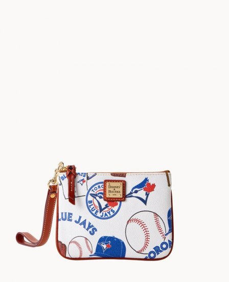 Dooney MLB Blue Jays Stadium Wristlet BLUE JAYS ID-FQVmCMRx - Click Image to Close