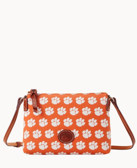 Dooney Collegiate Clemson Crossbody Pouchette Clemson ID-yTJMYKnE - Click Image to Close