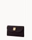 Dooney Ostrich Continental Clutch Black ID-Hfx0Vg39