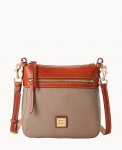 Dooney Pebble Grain Crossbody 25 Taupe ID-nXVnU57B