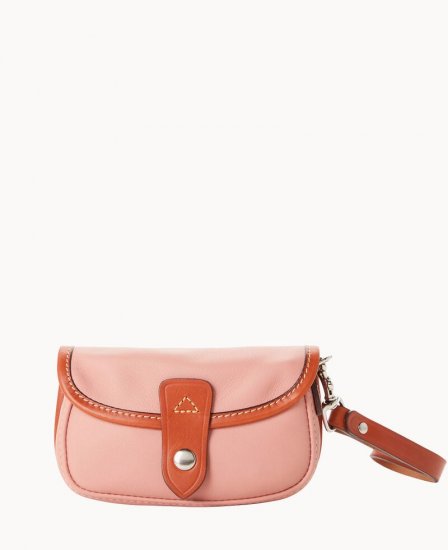 Dooney Oncour Elba Flap Wristlet Blush ID-nDQ3DIMV - Click Image to Close