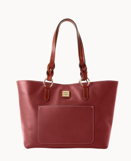 Dooney Pebble Grain Tammy Tote Wine ID-RD2TZHn8 - Click Image to Close