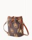 Dooney Monogram Small Drawstring Brown Tmoro ID-wHV1iqLG