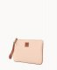 Dooney Pebble Grain Large Wristlet Blush ID-Bm0Ejmtn