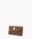 Dooney Gretta Continental Clutch Brown Tmoro ID-TkoDL3GF