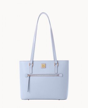 Dooney Saffiano Shopper Glacier Blue ID-FhtUkFiL