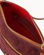 Dooney Suede Tassel Crossbody Wine ID-e2XkmpA0